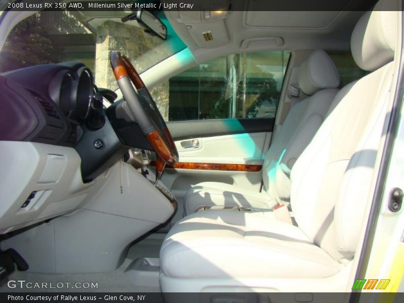 Millenium Silver Metallic / Light Gray 2008 Lexus RX 350 AWD