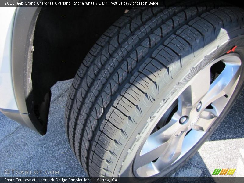 Stone White / Dark Frost Beige/Light Frost Beige 2011 Jeep Grand Cherokee Overland