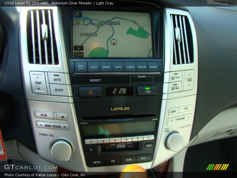 Millenium Silver Metallic / Light Gray 2008 Lexus RX 350 AWD