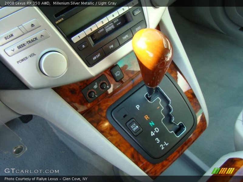 Millenium Silver Metallic / Light Gray 2008 Lexus RX 350 AWD