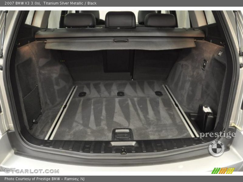 Titanium Silver Metallic / Black 2007 BMW X3 3.0si
