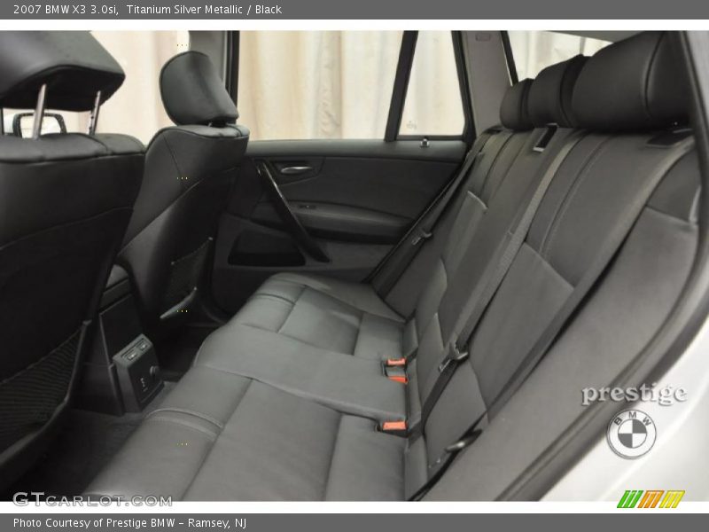 Titanium Silver Metallic / Black 2007 BMW X3 3.0si