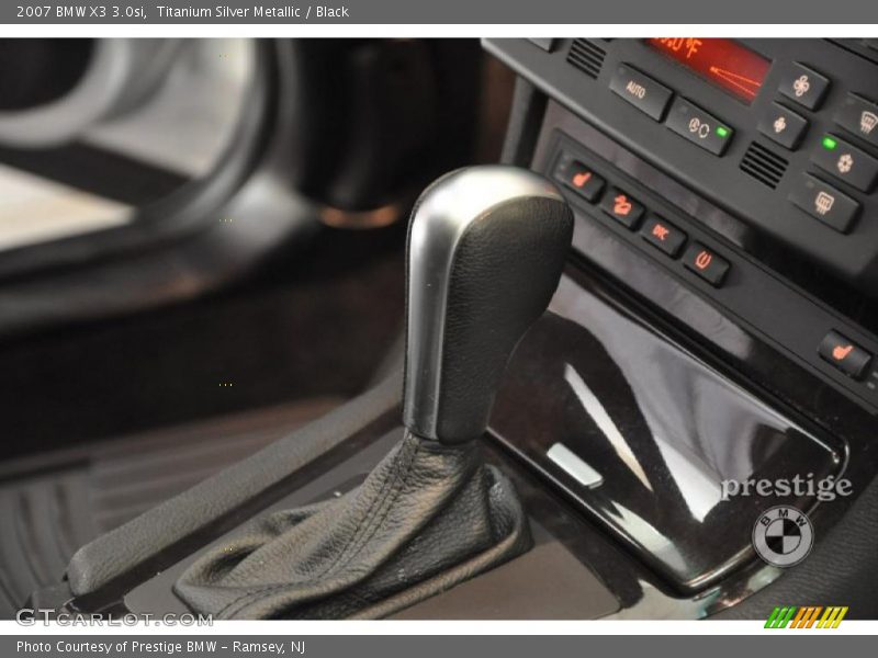 Titanium Silver Metallic / Black 2007 BMW X3 3.0si