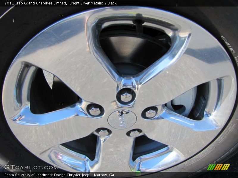 Bright Silver Metallic / Black 2011 Jeep Grand Cherokee Limited