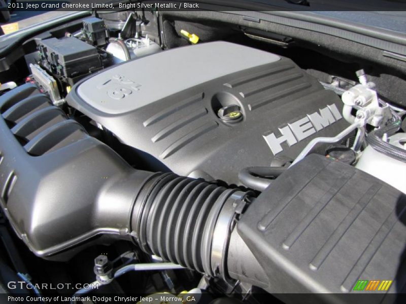 Bright Silver Metallic / Black 2011 Jeep Grand Cherokee Limited