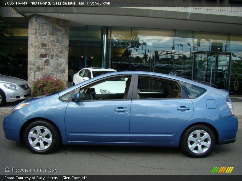 Seaside Blue Pearl / Ivory/Brown 2005 Toyota Prius Hybrid