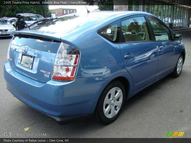 Seaside Blue Pearl / Ivory/Brown 2005 Toyota Prius Hybrid
