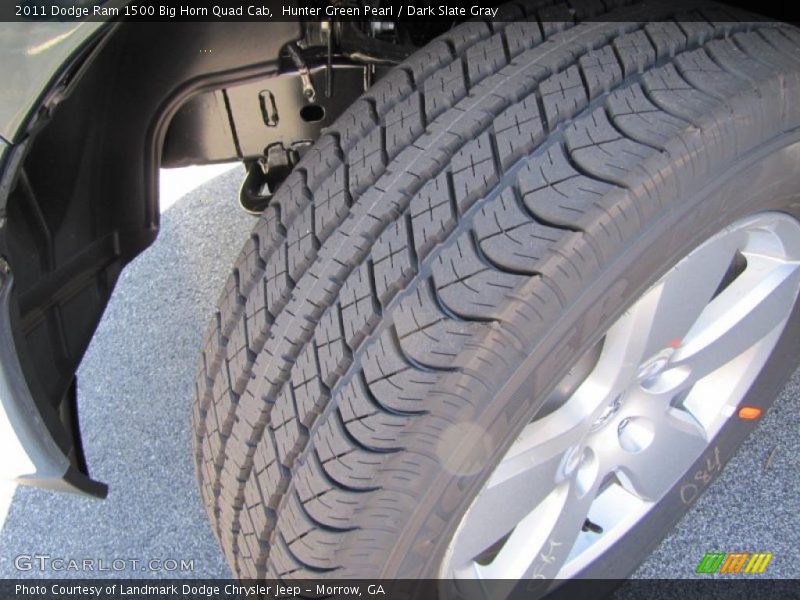 Hunter Green Pearl / Dark Slate Gray 2011 Dodge Ram 1500 Big Horn Quad Cab