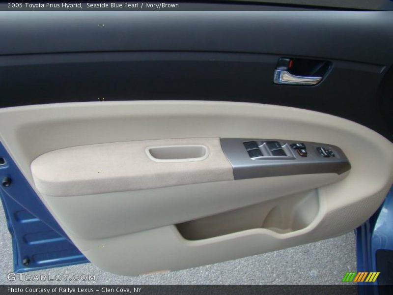 Seaside Blue Pearl / Ivory/Brown 2005 Toyota Prius Hybrid