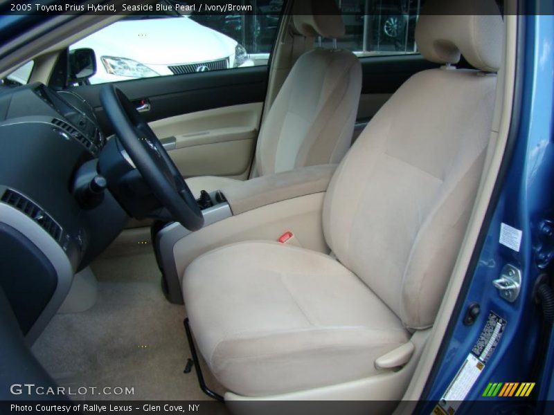 Seaside Blue Pearl / Ivory/Brown 2005 Toyota Prius Hybrid