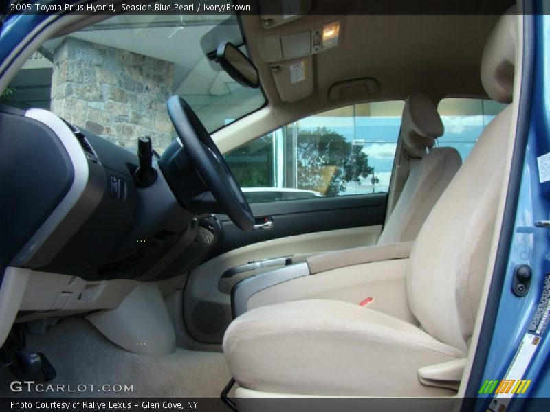Seaside Blue Pearl / Ivory/Brown 2005 Toyota Prius Hybrid
