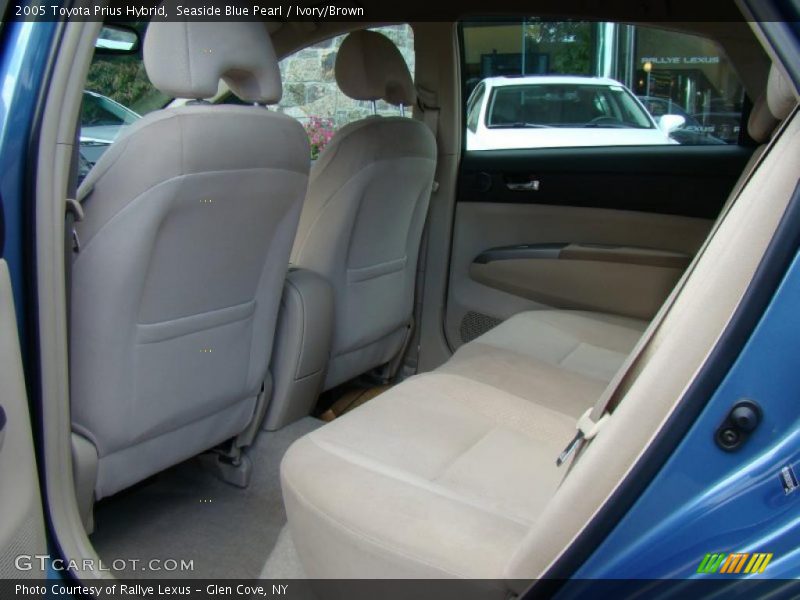 Seaside Blue Pearl / Ivory/Brown 2005 Toyota Prius Hybrid