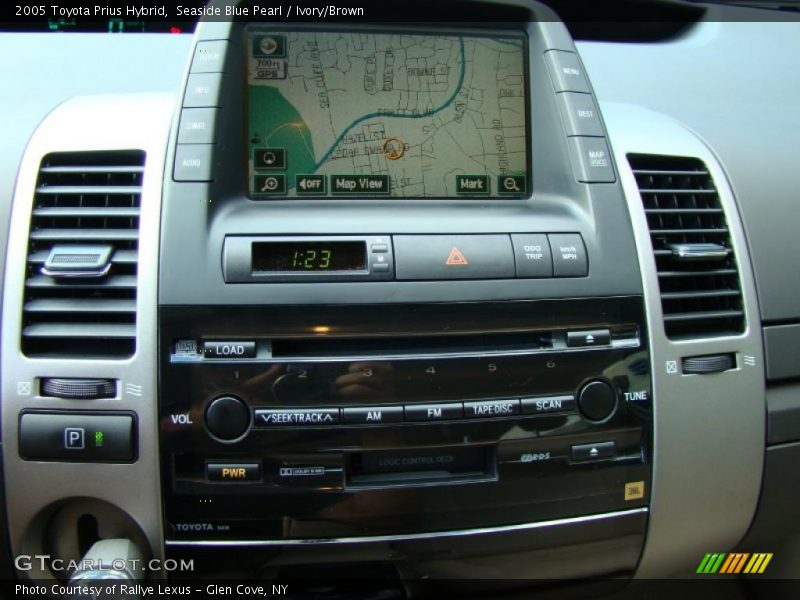 Seaside Blue Pearl / Ivory/Brown 2005 Toyota Prius Hybrid