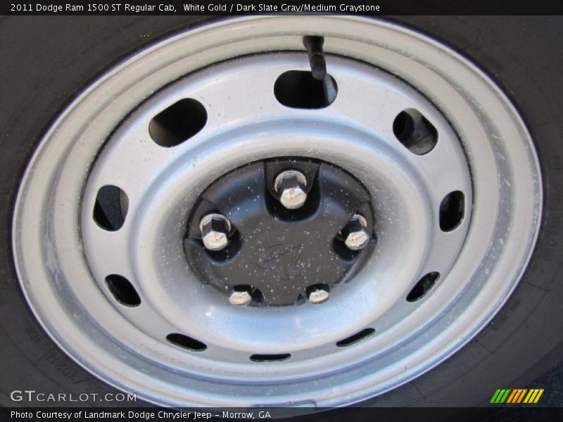 White Gold / Dark Slate Gray/Medium Graystone 2011 Dodge Ram 1500 ST Regular Cab