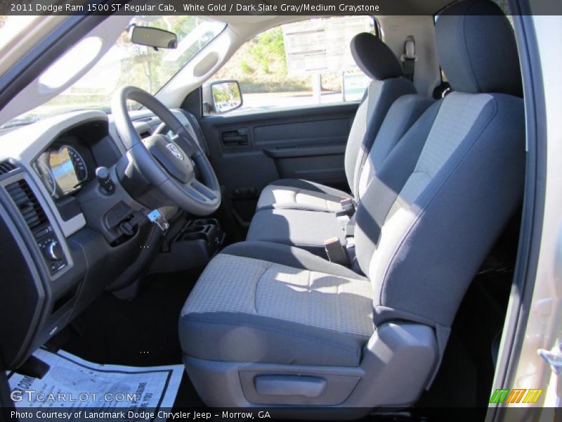 White Gold / Dark Slate Gray/Medium Graystone 2011 Dodge Ram 1500 ST Regular Cab
