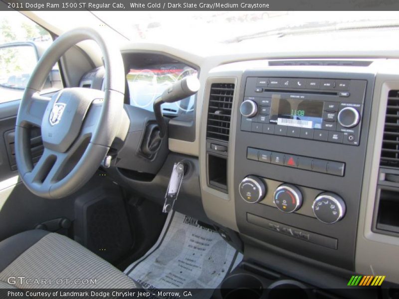 White Gold / Dark Slate Gray/Medium Graystone 2011 Dodge Ram 1500 ST Regular Cab