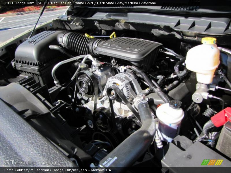 White Gold / Dark Slate Gray/Medium Graystone 2011 Dodge Ram 1500 ST Regular Cab