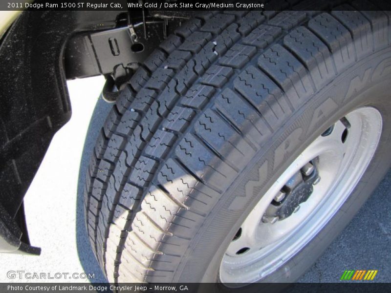 White Gold / Dark Slate Gray/Medium Graystone 2011 Dodge Ram 1500 ST Regular Cab