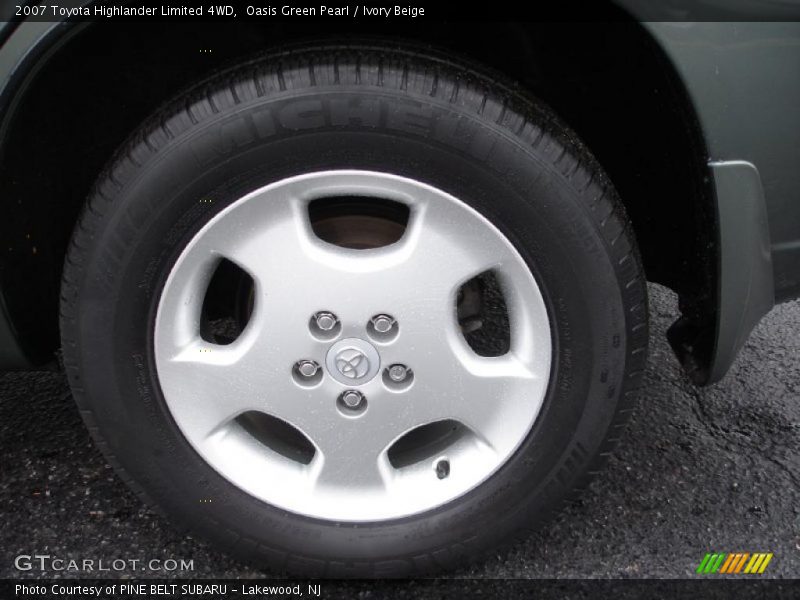Oasis Green Pearl / Ivory Beige 2007 Toyota Highlander Limited 4WD