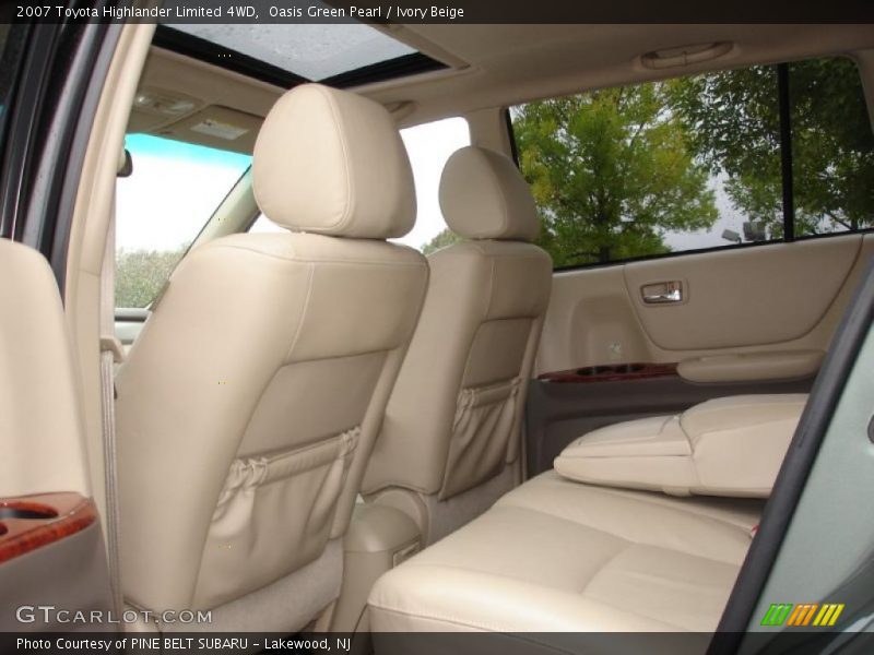 Oasis Green Pearl / Ivory Beige 2007 Toyota Highlander Limited 4WD