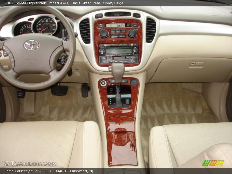 Oasis Green Pearl / Ivory Beige 2007 Toyota Highlander Limited 4WD