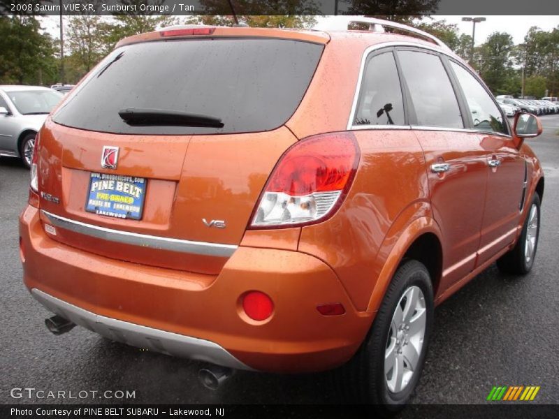 Sunburst Orange / Tan 2008 Saturn VUE XR