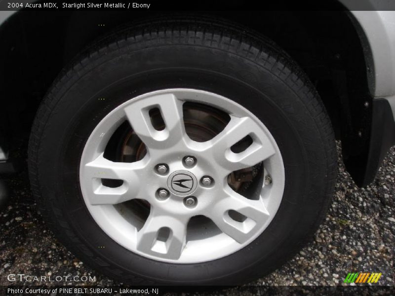 Starlight Silver Metallic / Ebony 2004 Acura MDX