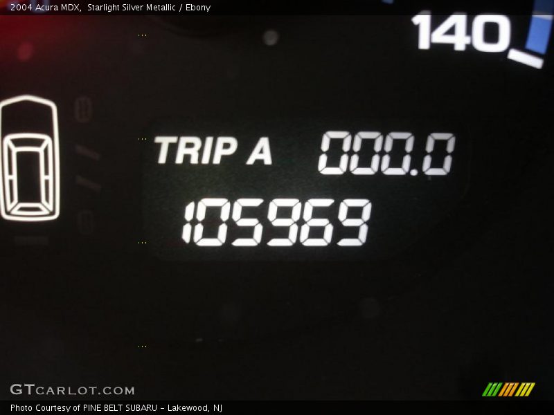 Starlight Silver Metallic / Ebony 2004 Acura MDX