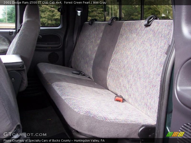 Forest Green Pearl / Mist Gray 2001 Dodge Ram 1500 ST Club Cab 4x4