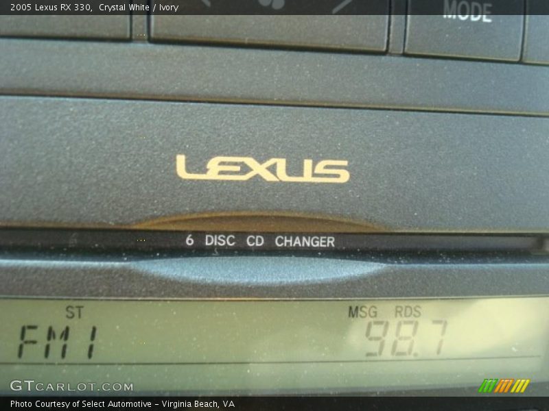 Crystal White / Ivory 2005 Lexus RX 330
