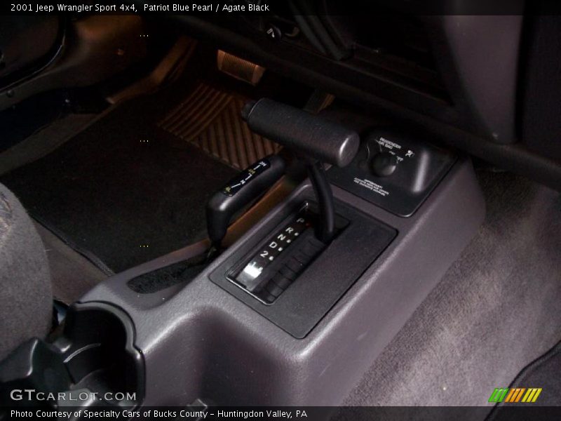 Patriot Blue Pearl / Agate Black 2001 Jeep Wrangler Sport 4x4