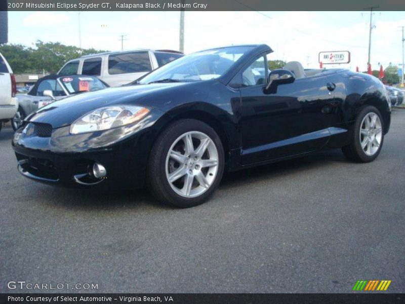 Kalapana Black / Medium Gray 2007 Mitsubishi Eclipse Spyder GT