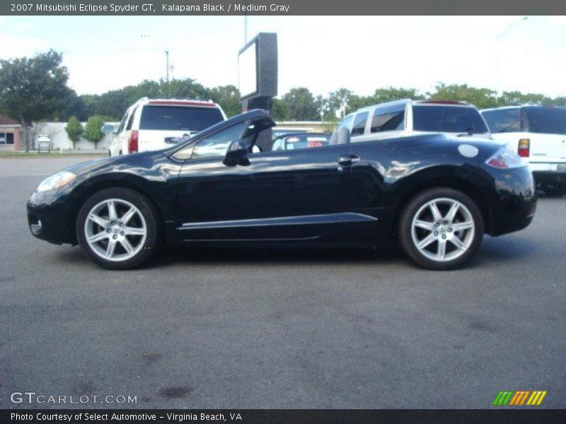 Kalapana Black / Medium Gray 2007 Mitsubishi Eclipse Spyder GT