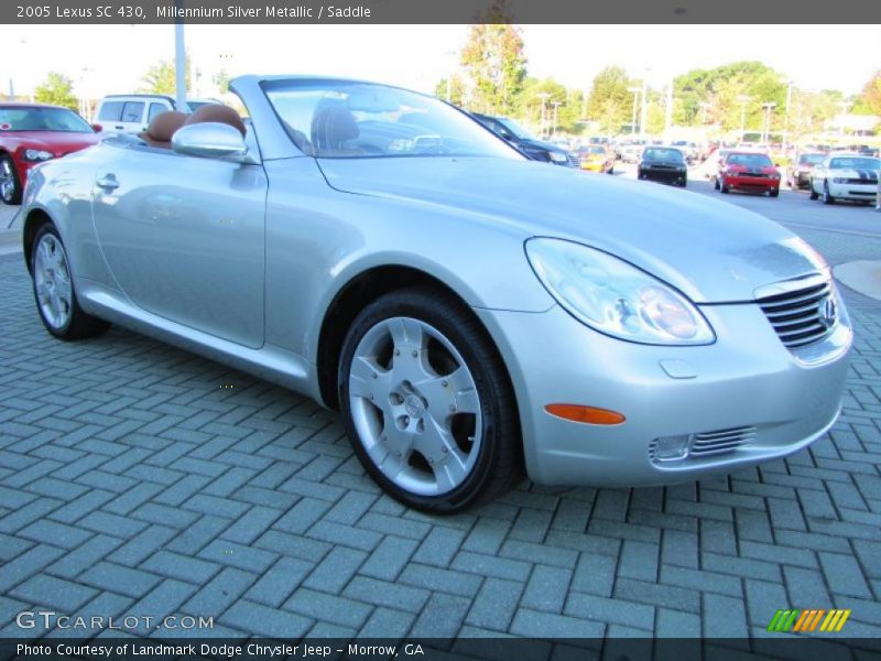 Millennium Silver Metallic / Saddle 2005 Lexus SC 430
