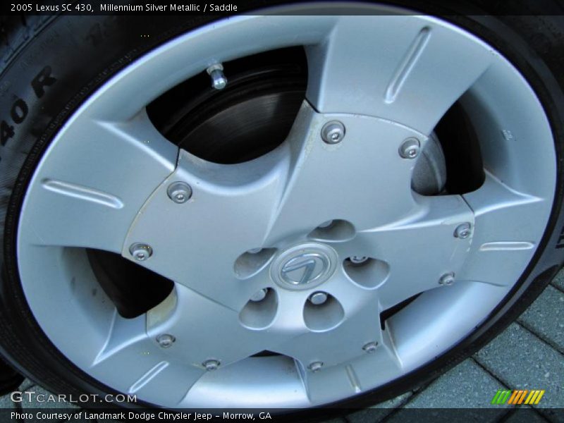 Millennium Silver Metallic / Saddle 2005 Lexus SC 430