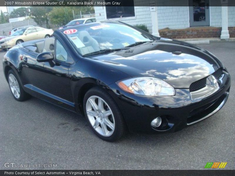 Kalapana Black / Medium Gray 2007 Mitsubishi Eclipse Spyder GT