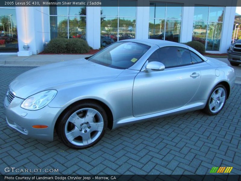 Millennium Silver Metallic / Saddle 2005 Lexus SC 430