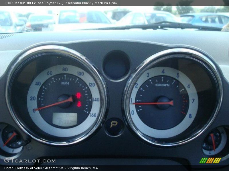Kalapana Black / Medium Gray 2007 Mitsubishi Eclipse Spyder GT