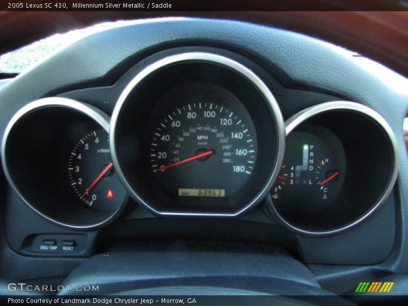 Millennium Silver Metallic / Saddle 2005 Lexus SC 430