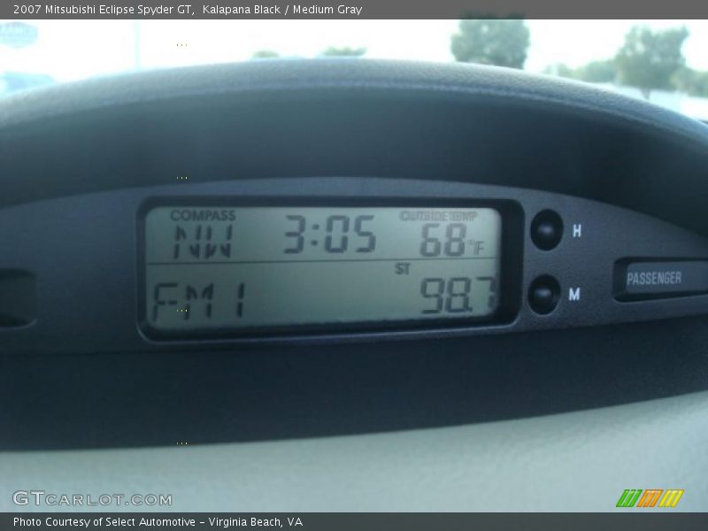 Kalapana Black / Medium Gray 2007 Mitsubishi Eclipse Spyder GT