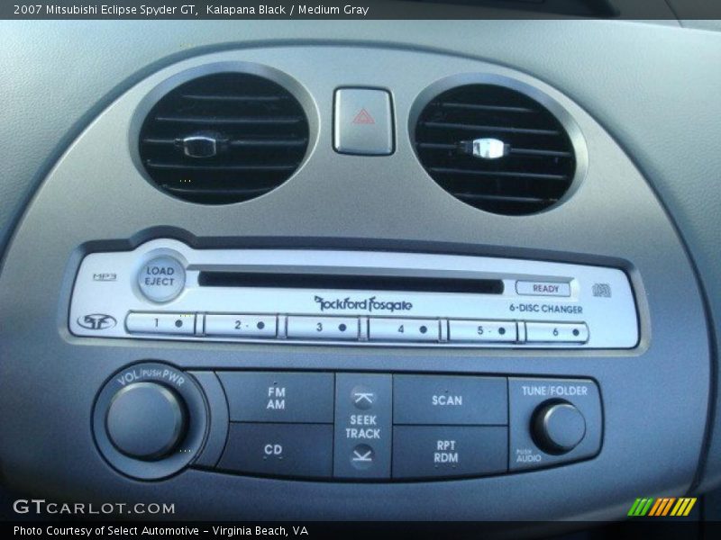 Kalapana Black / Medium Gray 2007 Mitsubishi Eclipse Spyder GT