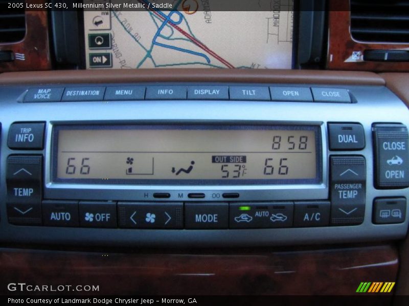 Millennium Silver Metallic / Saddle 2005 Lexus SC 430