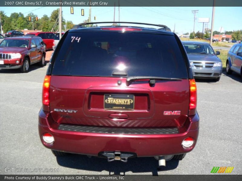 Cranberry Red Metallic / Light Gray 2007 GMC Envoy SLT