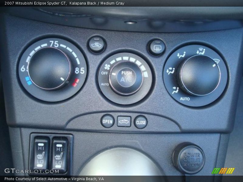 Kalapana Black / Medium Gray 2007 Mitsubishi Eclipse Spyder GT