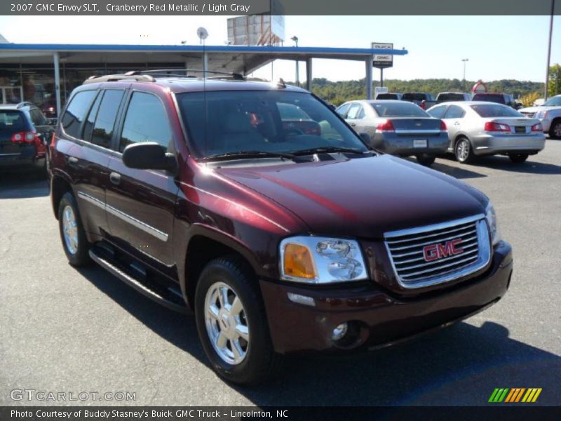 Cranberry Red Metallic / Light Gray 2007 GMC Envoy SLT