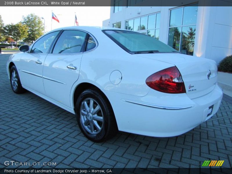 White Opal / Neutral 2008 Buick LaCrosse CXL