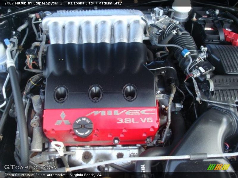 Kalapana Black / Medium Gray 2007 Mitsubishi Eclipse Spyder GT