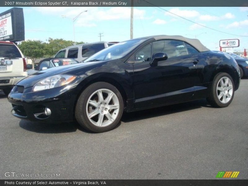 Kalapana Black / Medium Gray 2007 Mitsubishi Eclipse Spyder GT