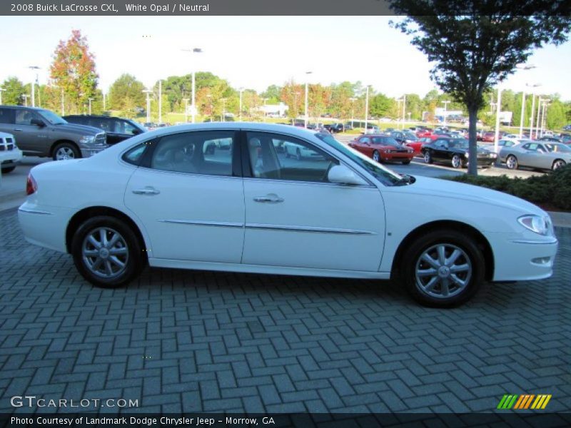 White Opal / Neutral 2008 Buick LaCrosse CXL