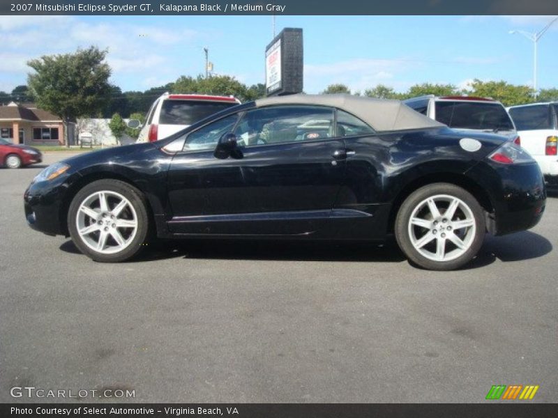 Kalapana Black / Medium Gray 2007 Mitsubishi Eclipse Spyder GT